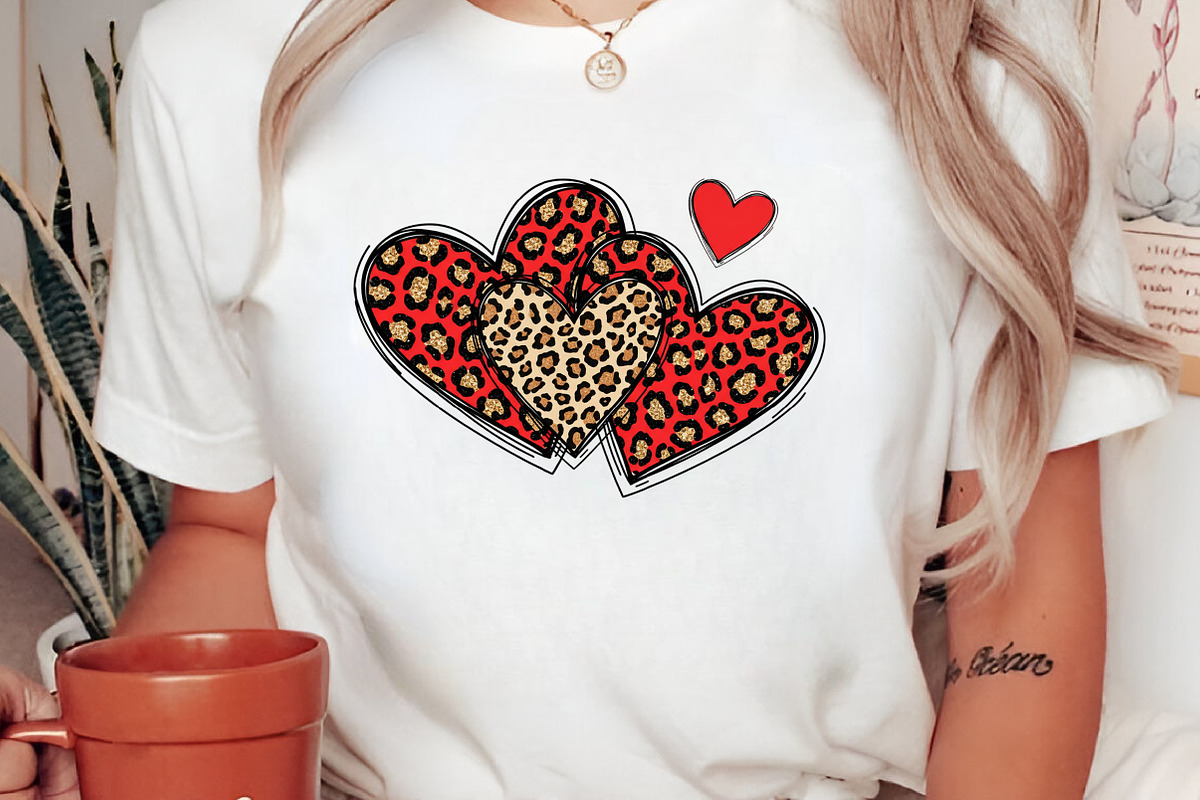 Leopard Plaid Hearts Png, an Illustration by Libby Wishes (Photo 3 of 7)