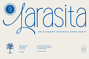 Larasita Elegant Sans Serif Font, a Sans Serif Font by Vadovastd (Thumbnail 1 of 8)