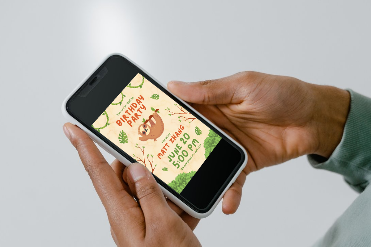 Jungle Birthday Party Invitations, a Templates & Theme by TemplateCastleStore (Photo 6 of 9)