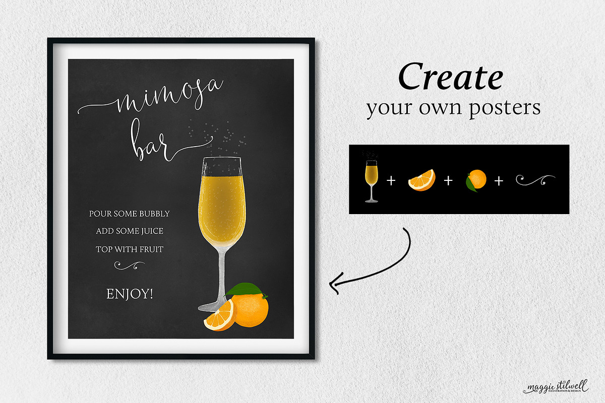 Cocktail Illustrations & Posters, a Food Illustration by Maggie Stilwell Design (Photo 8 of 10)