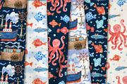 Nautical Mile Watercolor Collection, an Animal Illustration by Anna Druzhkova (Thumbnail 16 of 30)