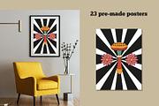 Retro Groovy Hippie Bundle, an Object Graphic by Sofico (Thumbnail 27 of 35)