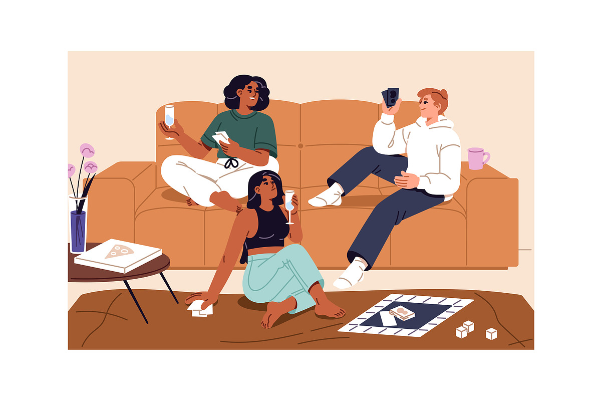 Woman's daily routine, lifestyle set, a Person Illustration by PaperTrident (Photo 10 of 13)