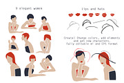 Abstract modern women, an Object Graphic by Vera●Suleimanova (Thumbnail 6 of 17)