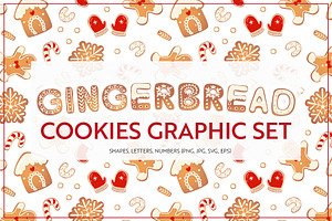 Gingerbread | Christmas Cookies Set