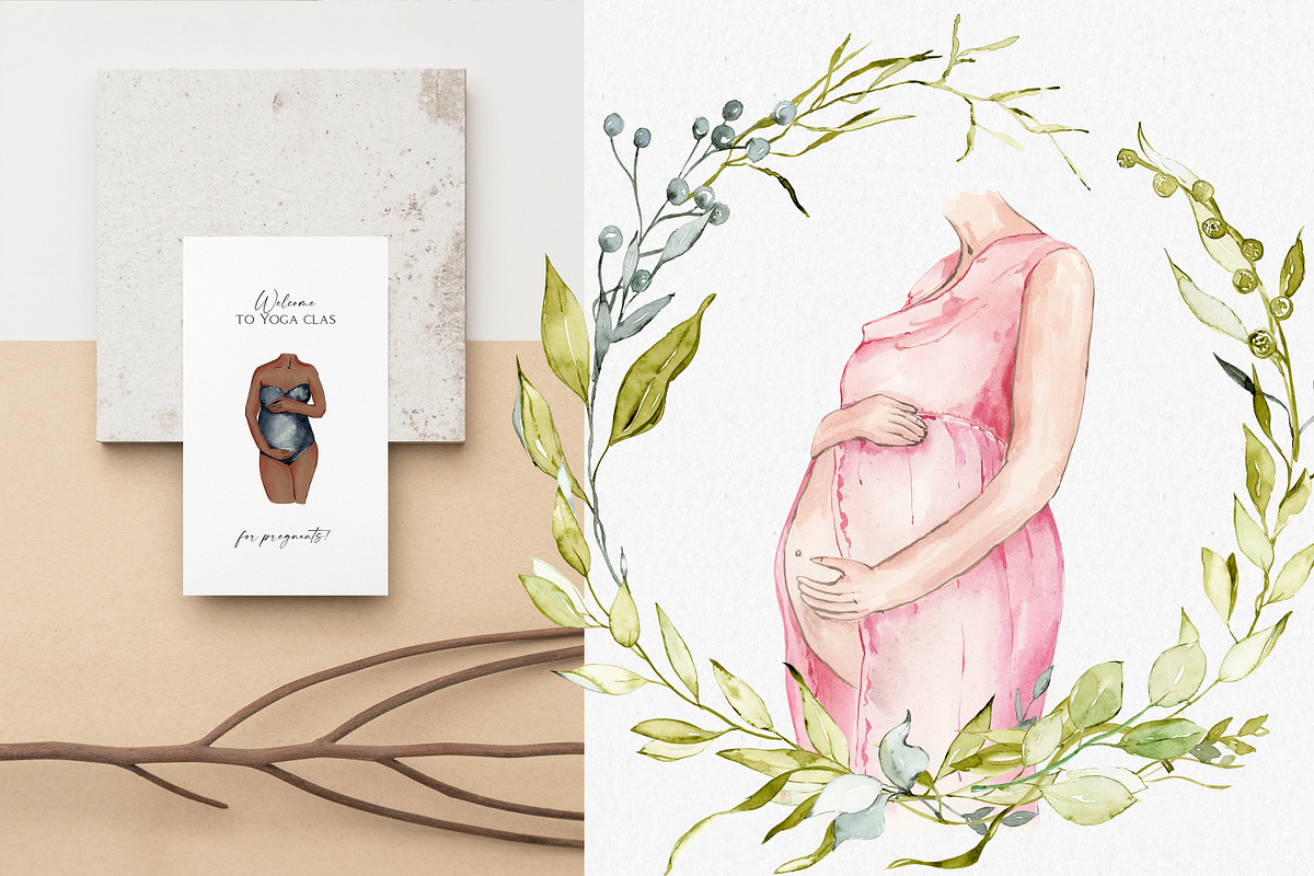 Motherhood Miracle, a Person Illustration by Olga Koelsch (Photo 7 of 14)