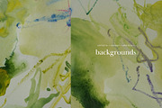 Green Watercolor Art Backgrounds, a Background Graphic by eclosque (Thumbnail 15 of 29)