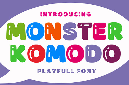 Monster Komodo, a Handwritten Font by Infinity art Studio