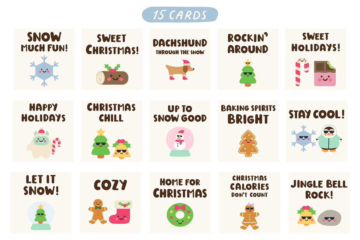Cozy and Cool Christmas, an Object Illustration by cutelevindesign (Photo 4 of 6)