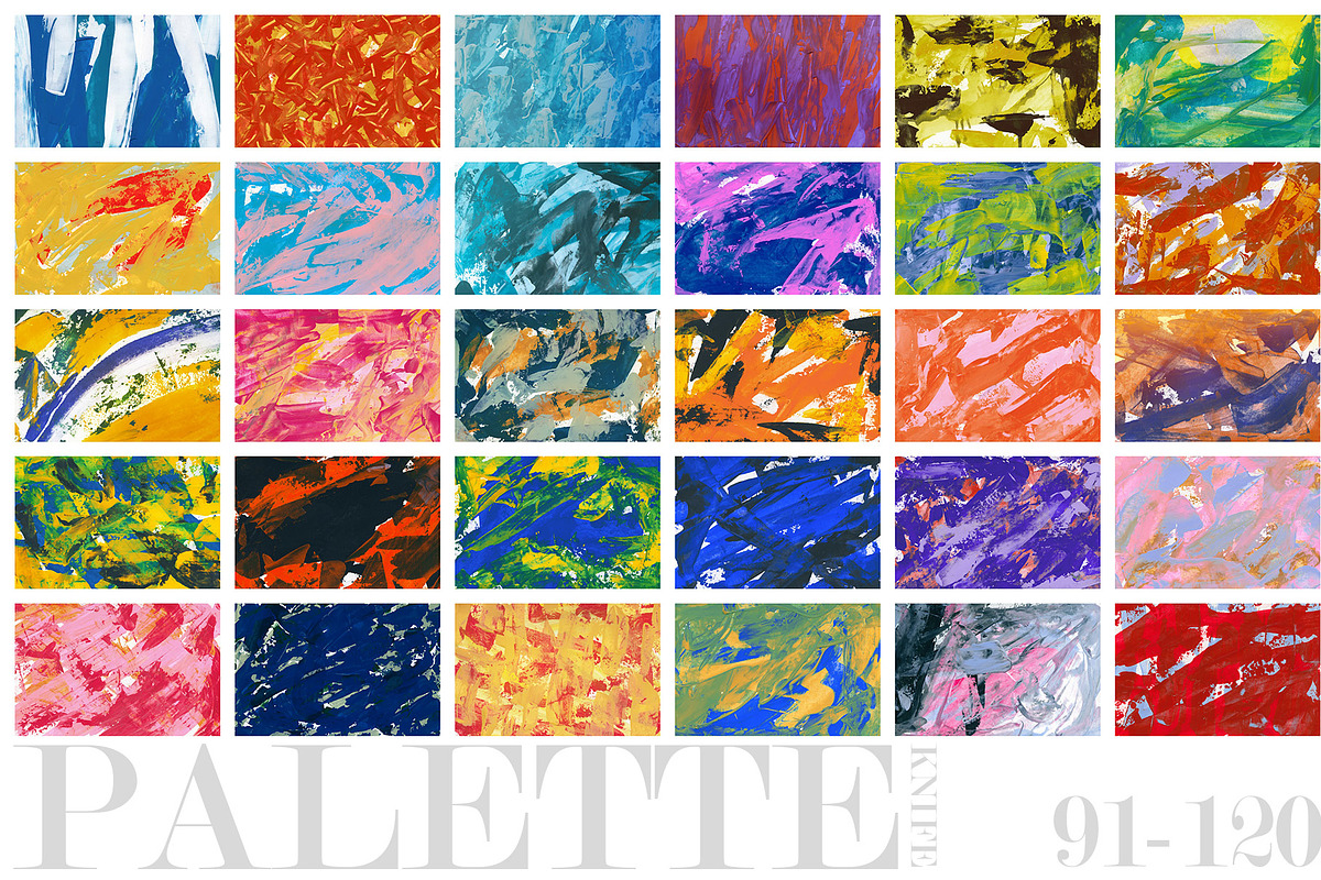 Palette Knife Acrylic Textures 2, a Texture Graphic by ArtistMef (Photo 7 of 12)