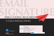 Gmail & Outlook Signatures Template, a Social Media Template by Career Canvas (Thumbnail 1 of 4)