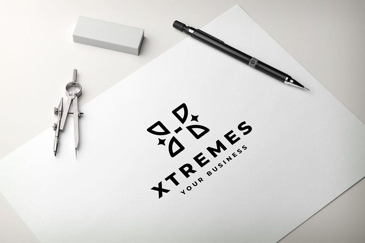 Xtremes Abstract X Sparkle Logo, a Branding & Logo Template by Design_Planet (Photo 2 of 3)