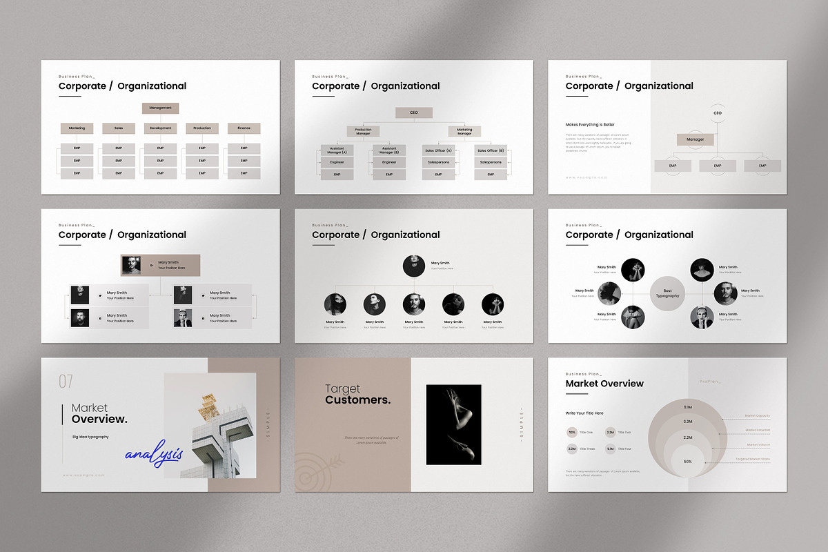 Business Plan PowerPoint Template, a Presentation Template by GoldenPixelStudio (Photo 13 of 27)