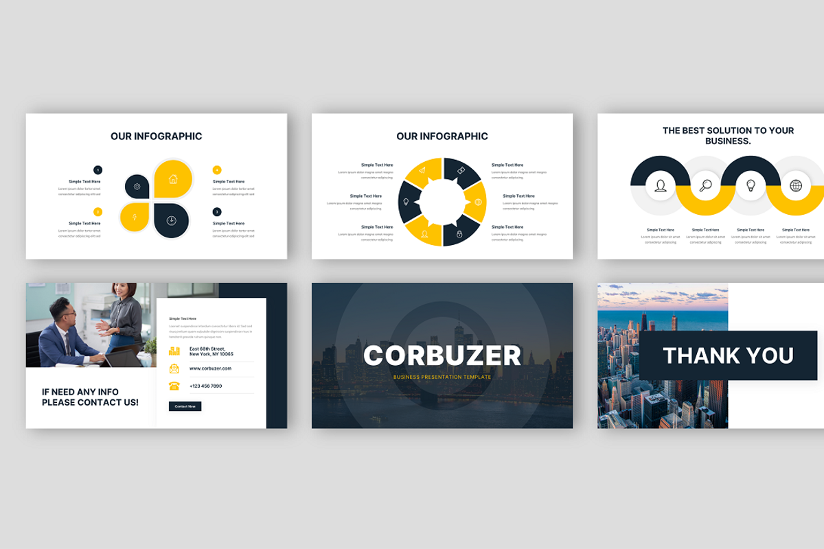 Business PowerPoint Template, a Presentation Template by Biwarastudio (Photo 5 of 5)
