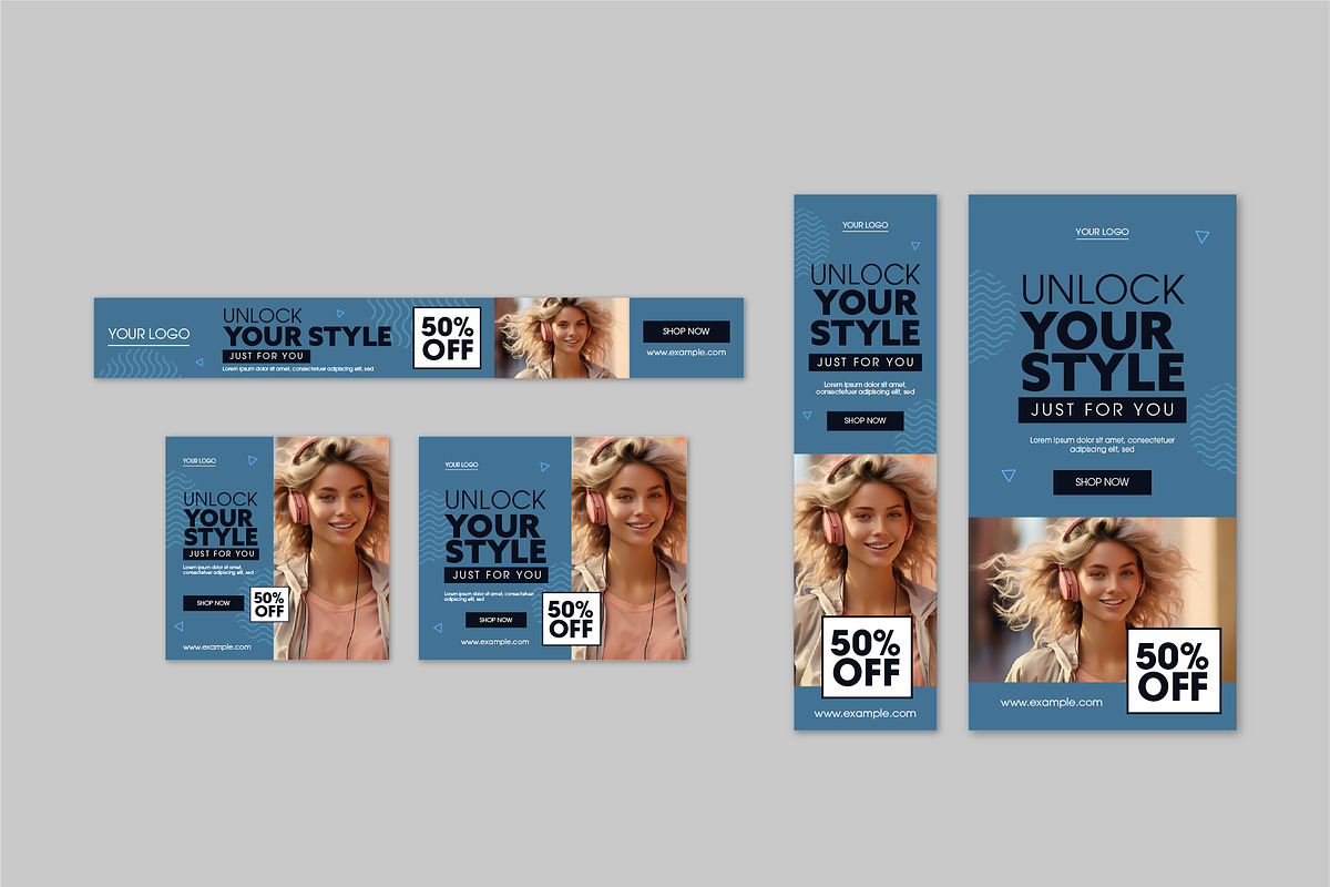 Fashion Collection Launch Web Banner, a Templates & Theme by studiogstock (Photo 1 of 3)