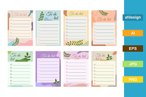 Floral To Do List Template