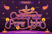 Bharvati - Diwali Display Font, a Sans Serif Font by Burntilldead (Thumbnail 8 of 12)