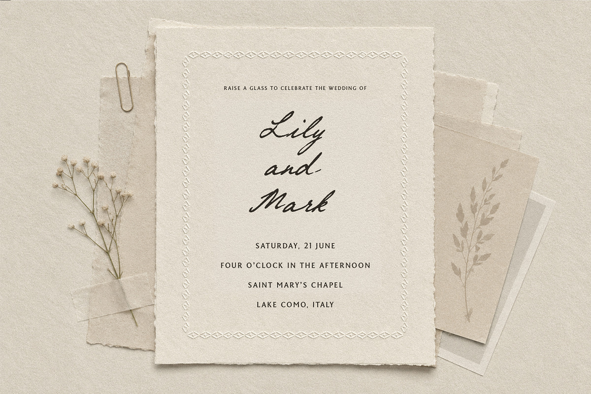 Archive 01 - Editorial Font Duo, a Script Font by Davide Bassu (Photo 5 of 15)