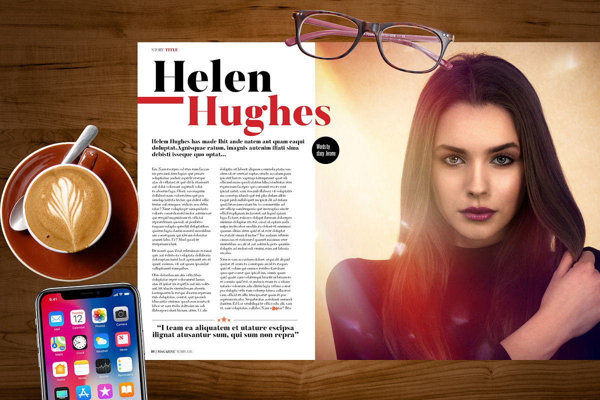 Magazine Template, a Magazine Template by Red Cactus Creative (Photo 7 of 20)
