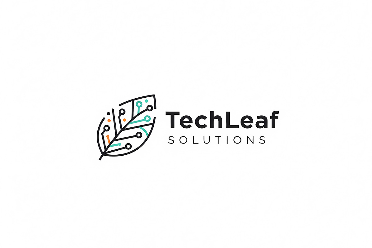 Tech Leaf Solutions, a Branding & Logo Template by Logocreative (Photo 2 of 2)