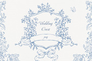Bloom Garden Wedding invite clipart, a Decorative Illustration by Ekaproeka (Thumbnail 2 of 10)