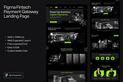 Figma Fintech Payment Landing Page, a Landing Page Template by Musara (Thumbnail 1 of 6)