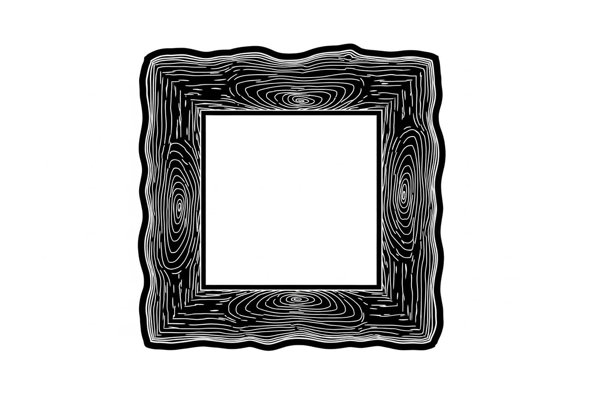 Rustic Wood Slice Frame Bundle, an Illustration by yasushie (Photo 25 of 31)