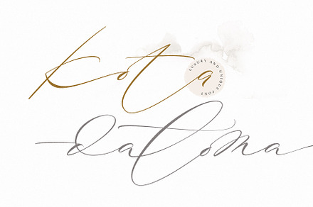 Kota datoma | luxury & Unique Font, a Script Font by Alcode