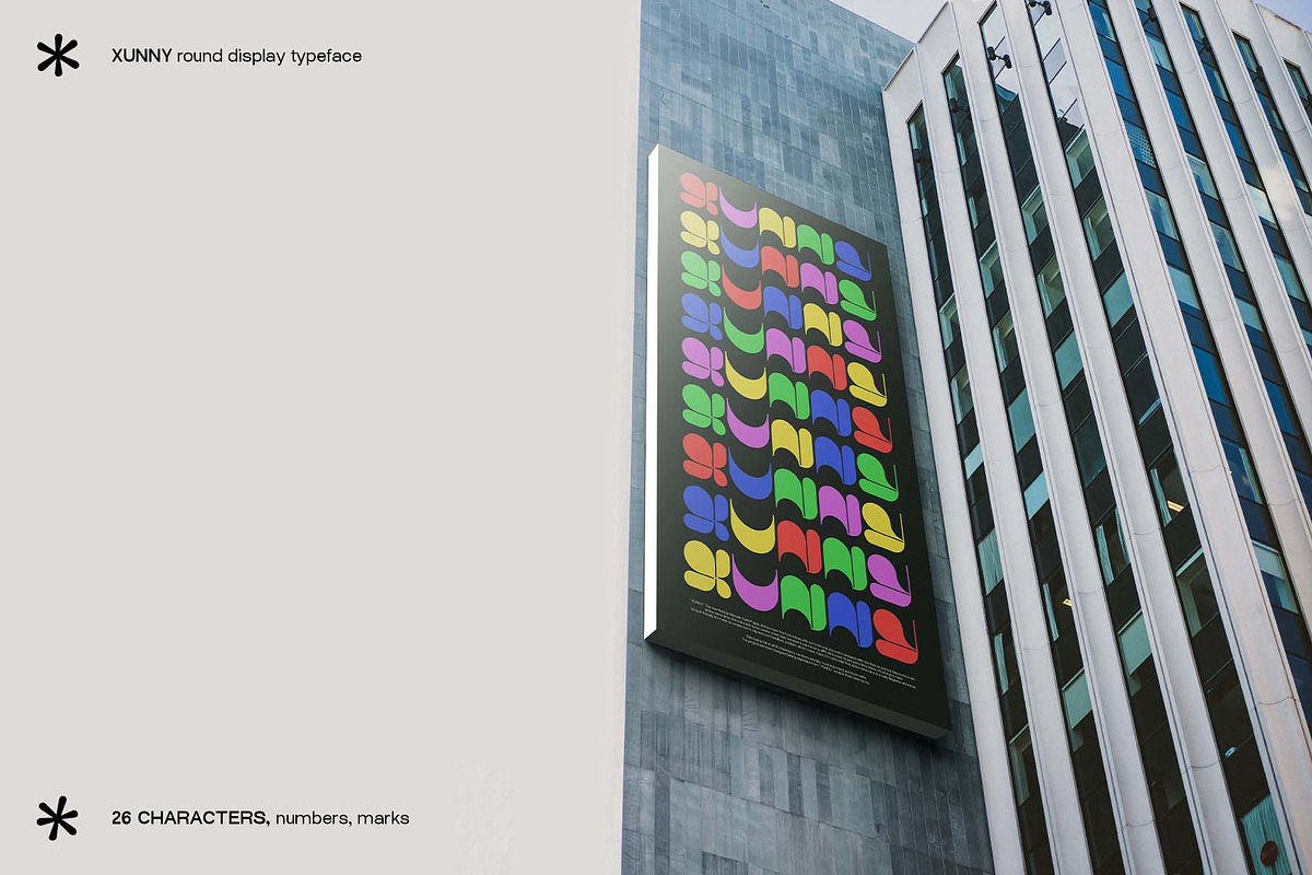 XUNNY Bold Display Typeface, a Font by MDP TYPEFACES (Photo 6 of 6)
