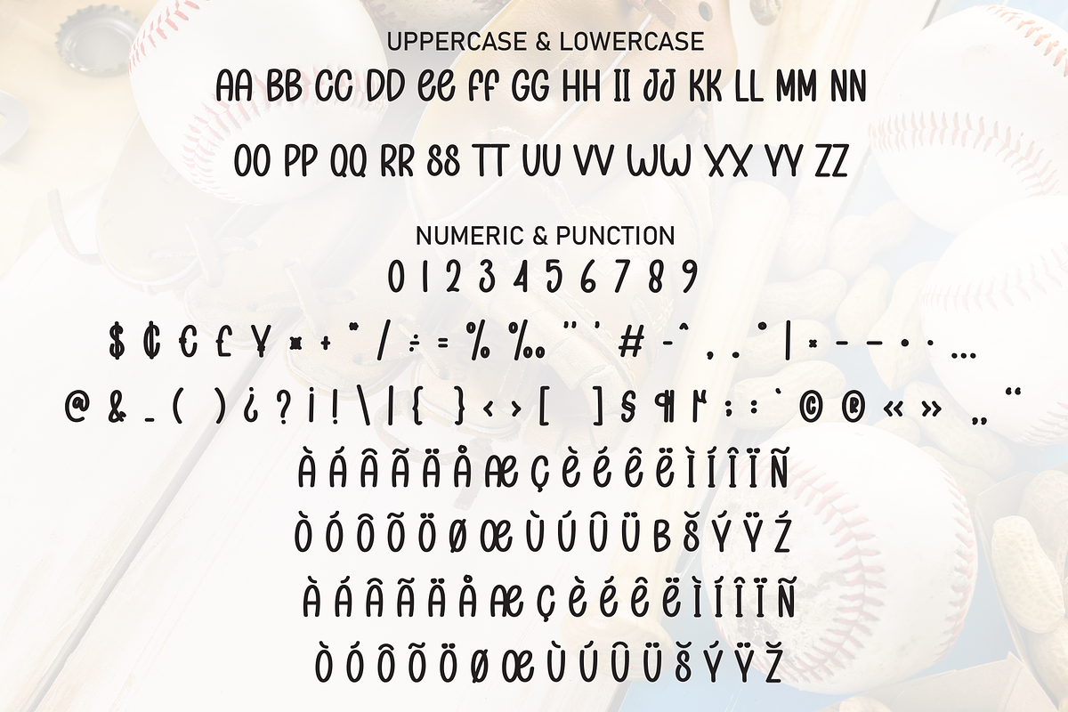 Baseball League | Script Font, a Script Font by Scratchones (Photo 7 of 8)