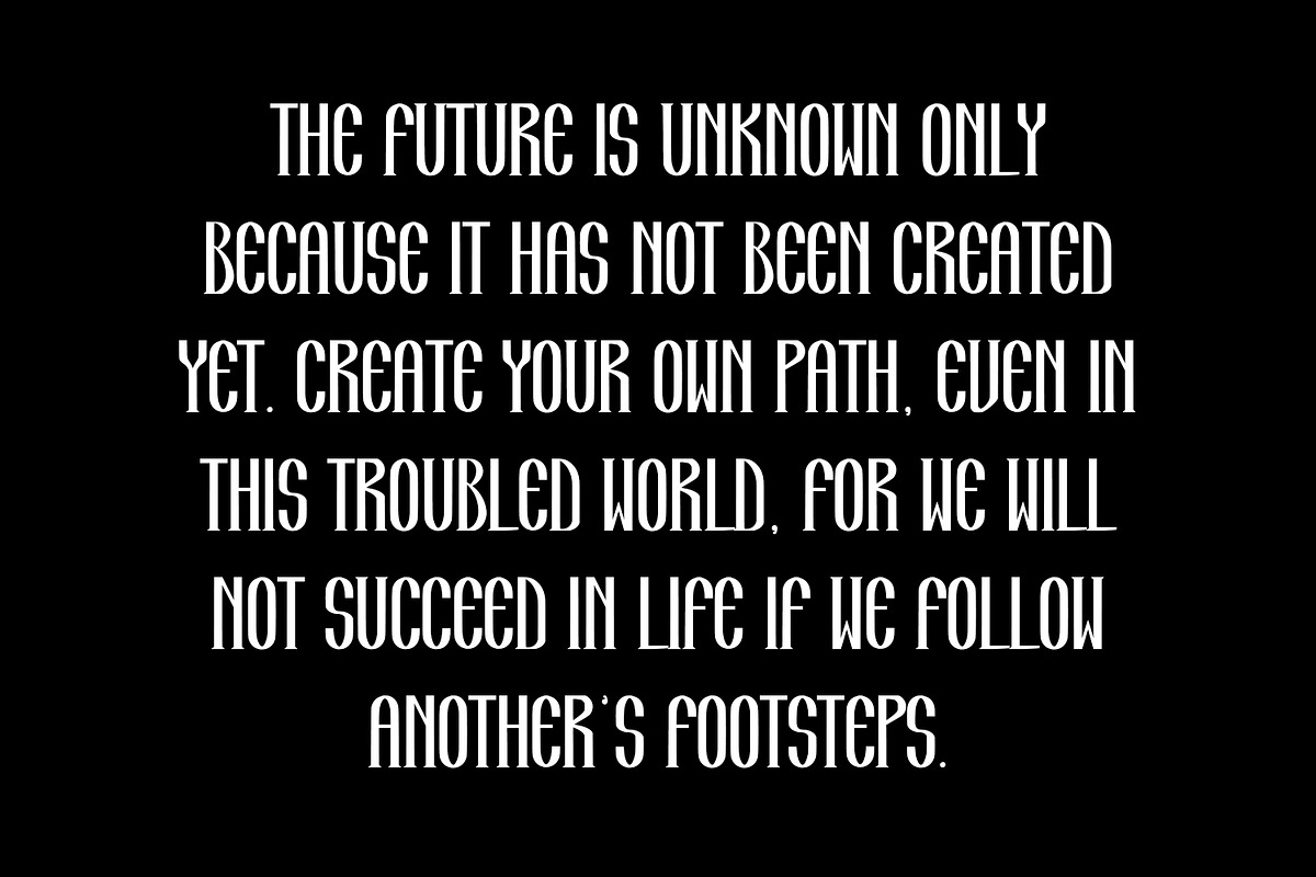 Vlettory Futuristic Display Font, a Sans Serif Font by Maulana Creative (Photo 3 of 7)
