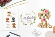 Puppy Paws. Watercolor Collection, an Illustration by OctopusArtis (Thumbnail 6 of 11)