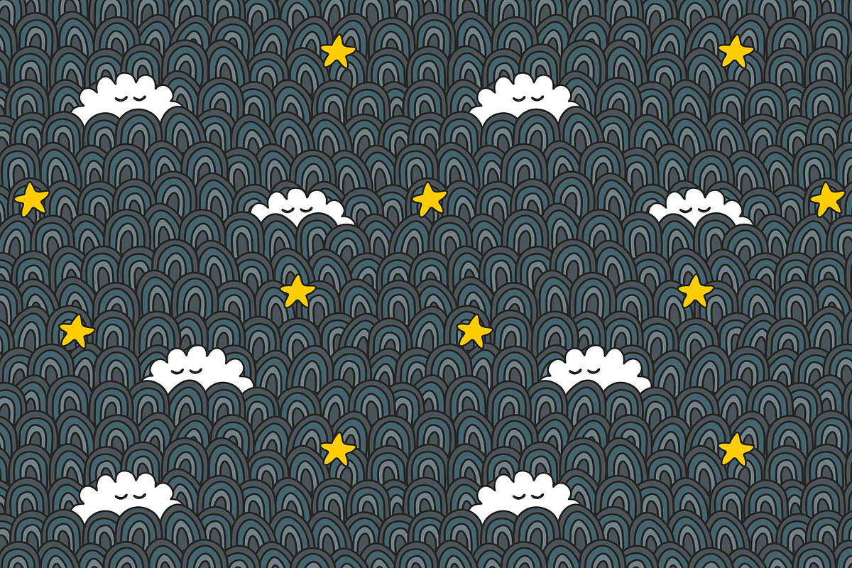 Four seamless patterns, a Pattern Graphic by eka panova (Photo 4 of 5)