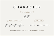 Sacrifice Modern Signature Font, a Script Font by Muwatta Studio (Thumbnail 9 of 10)