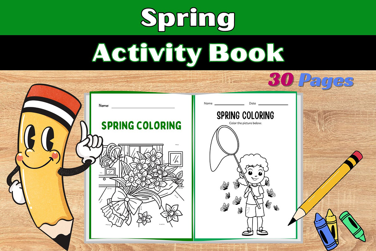 Spring Break Activities For Students, a Templates & Theme by Premium Digital Templates (Photo 1 of 3)