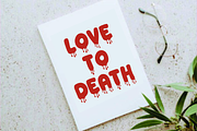Spooky Season - Halloween Drip Font, a Sans Serif Font by KiddoGlyphs Studio (Thumbnail 5 of 6)
