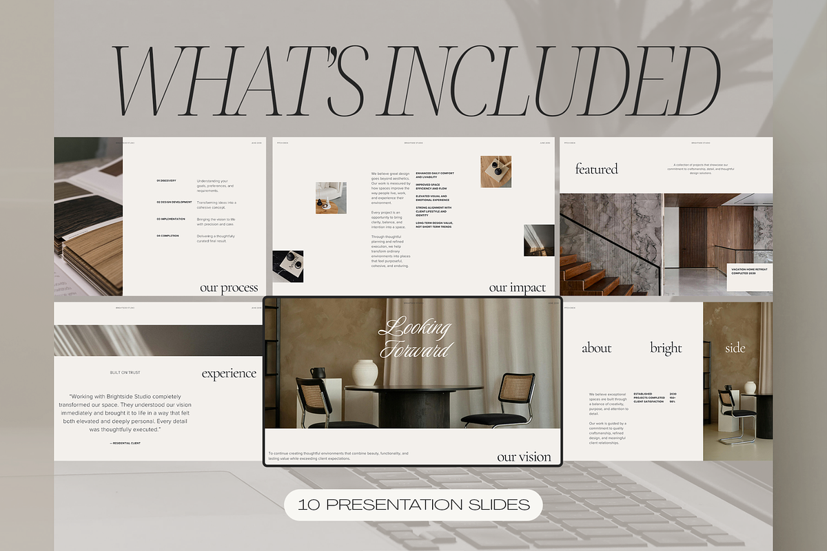 Neutral Elegant Presentation, a Presentation Template by Creatif Foundry (Photo 3 of 7)