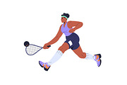 Squash players. People play tennis, a Sport Illustration by PaperTrident (Thumbnail 5 of 7)