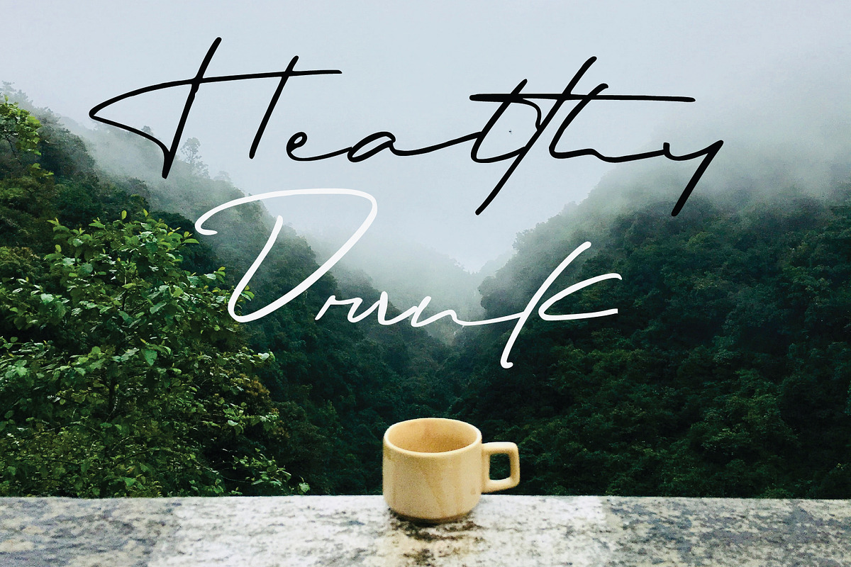 Thai Tea font preview 3