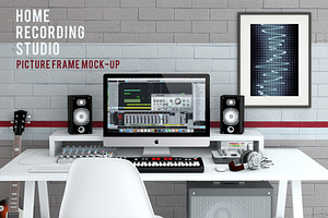 Home Recording Studio Mockup Bundle