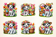 Dalmatian puppy dog Clipart, an Illustration by DreamArtGraphic (Thumbnail 3 of 4)