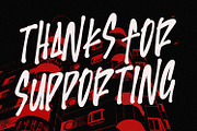 Klowin Beruar Bold Energetic Brush, a Handwritten Font by Maulana Creative (Thumbnail 4 of 7)