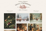 Merry Christmas! Vintage winter set, a Seasonal Illustration by Pamyatka Shop (Thumbnail 17 of 20)