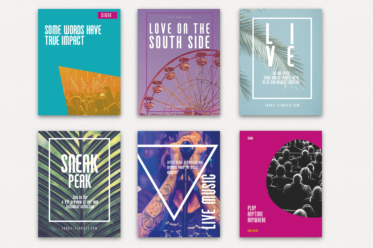 Signe | Condensed Font preview 7