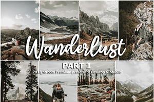 20 Lightroom Presets Wanderlust p1