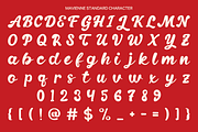 Mavienne - Retro Script Bold Font, a Script Font by Indotype Foundry (Thumbnail 2 of 10)