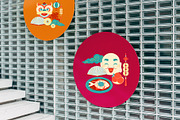 Minimal Chinese New Year Vibes, a Seasonal Illustration by CreativeValuation (Thumbnail 10 of 11)