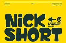 Nick Short a Display Font