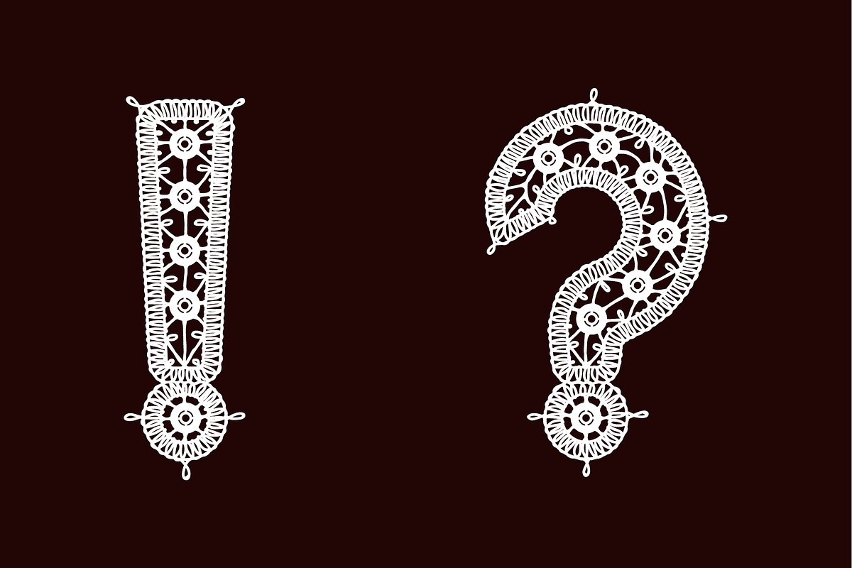 Lace alphabet., an Icon by Ajuga (Photo 9 of 10)
