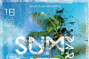 Summer Party Flyer Poster